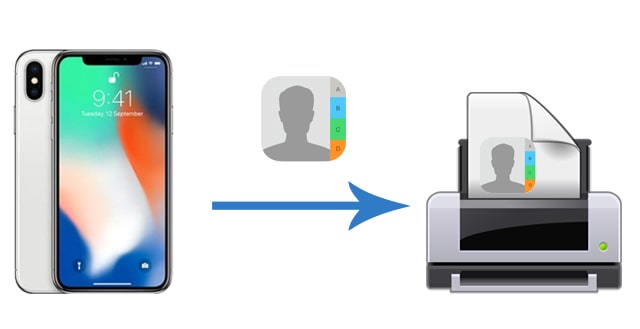 to Print Contacts from iPhone 12/11/XR/XS/X Easily