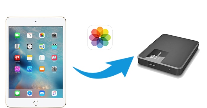 Cómo transferir fotos desde iPad al disco duro externo